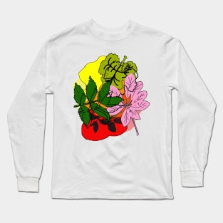 Autumn Mix Leaves Long Sleeve T-Shirt